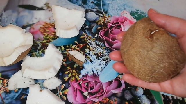 КАК ПРИГОТОВИТЬ КОКОСОВОЕ МОЛОКО ДОМА/КОКОСОВАЯ СТРУЖКА/ГОТОВИМ ДОМА смотреть онлайн