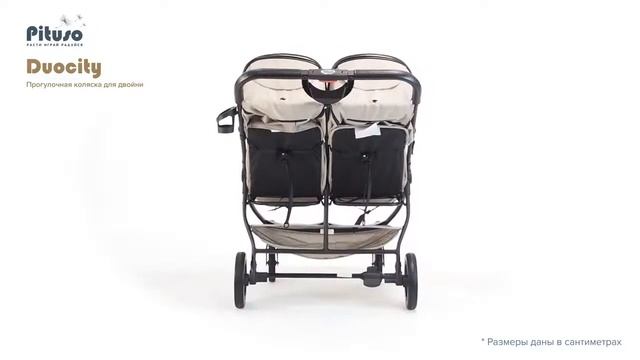 Коляска для двойни Pituso Duocity обзор смотреть онлайн