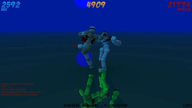 Крутые приёмы в Toribash смотреть онлайн