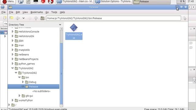 Create Gtk# application using C#/MonoDevelop on Raspberry Pi 2 смотреть онлайн