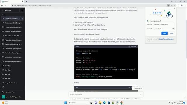 How to find an element in an array that corresponds to the second array in python смотреть онлайн