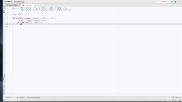 Depth-First Search in Python смотреть онлайн