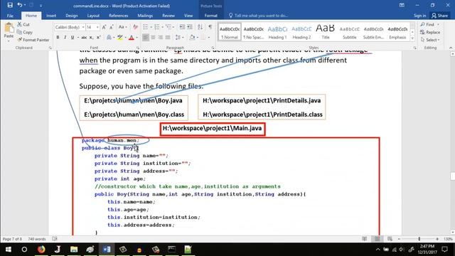 Java Program compile and run using Command Line and uses of classpath смотреть онлайн