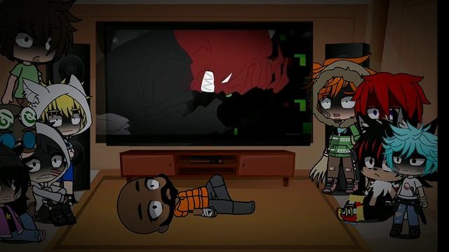 Fandom Reacts To Corrupted Hero But Everyone Sings It Animated By Z Ke