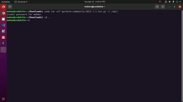 How to install PyCharm IDE in Ubuntu 20.04 LTS | Linux [2021] | Pycharm-2021.1.1 IDE Tarball Archiv смотреть онлайн