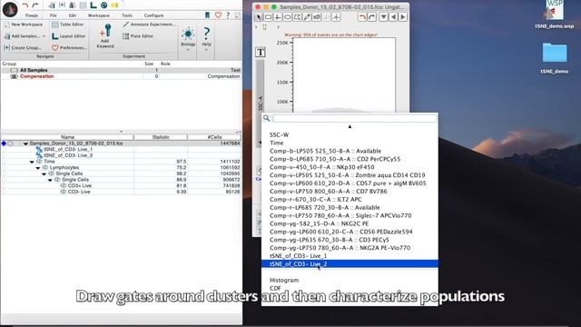 Tutorial: Make fancy tSNE plots in FlowJo with flow cytometry data смотреть онлайн