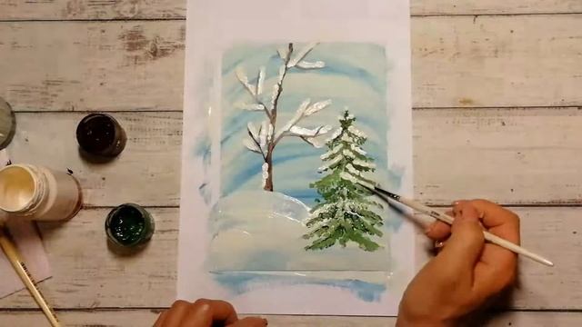 Зимнее окно.