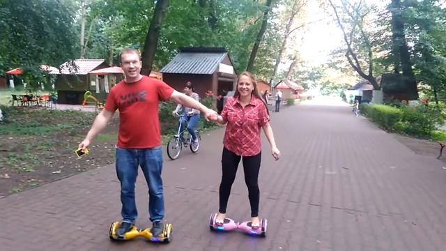 Гироскутер,  учимся кататься