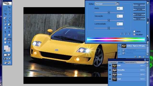 Photoshop 5 substituição de cores cor seletiva e equilíbrio das cores смотреть онлайн