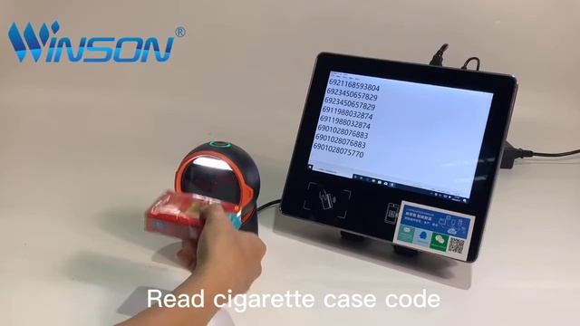 Winson WAI-5600 new product 2D desktop barcode scanner смотреть онлайн