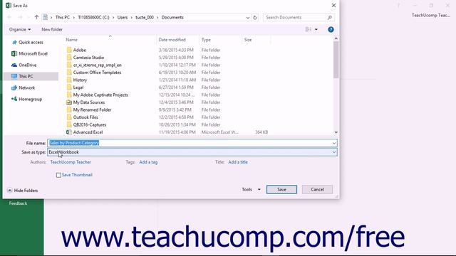 Excel 2016 Tutorial Working with Excel File Formats Microsoft Training Lesson смотреть онлайн