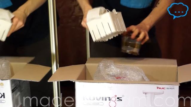 ШНЕКОВАЯ СОКОВЫЖИМАЛКА Nuc kuvings распаковка unboxing почта EMS смотреть онлайн