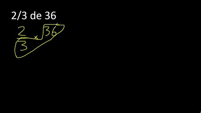 2/3 de 36 , fraccion de un numero , parte de un numero смотреть онлайн