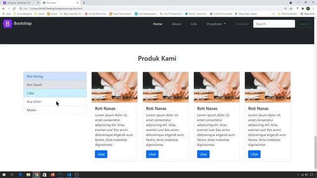 Tutorial Bootstrap 5 : List Group | Membuat Menu Kategori List Group смотреть онлайн