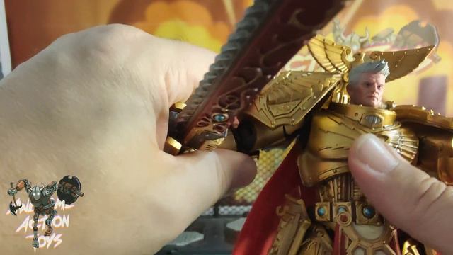 Warhammer The Horus Heresy Rogal Dorn Imperial Fists Primarch 1:18 Scale Action Figure By JoyToy.