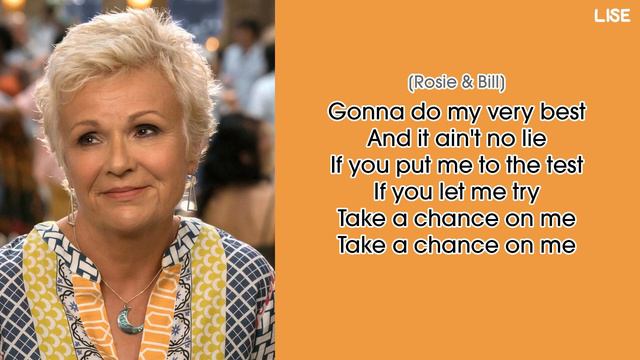 Julie Walters - Take A Chance On Me (From "Mamma Mia!") [Lyrics Video] смотреть онлайн