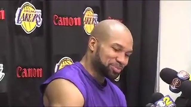 Derek Fisher on giving speech to Jordan Farmar's 6th grade class смотреть онлайн
