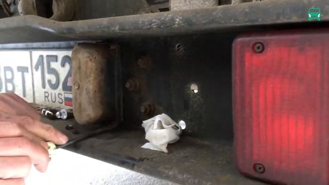 Замена ламп в фонаре освещения номерного знака Газели Некст. смотреть онлайн