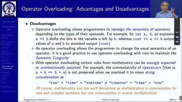 Lecture 09 Operator Overloading смотреть онлайн