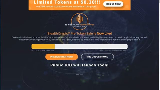 Stealthcrypto ICO - первый в мире блокчейн телефон смотреть онлайн