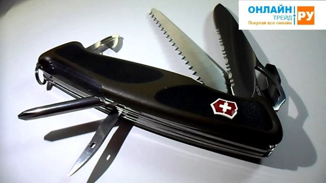 ОНЛАЙН ТРЕЙД.РУ Нож VICTORINOX RangerGrip 178, 130 мм, 12 функций, с фиксатором, зелёный с чёрным смотреть онлайн