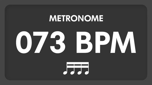 73 BPM - Metronome - 16th Notes смотреть онлайн