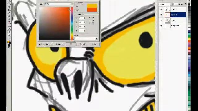 Corel Photopaint Wacom Bamboo Pen Tablet Speed Drawing & Painting смотреть онлайн
