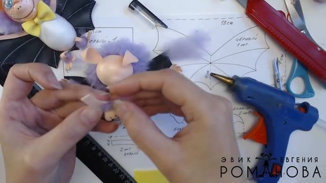 Бесплатный мастер класс "Вампирчик Феня" из фоамирана смотреть онлайн