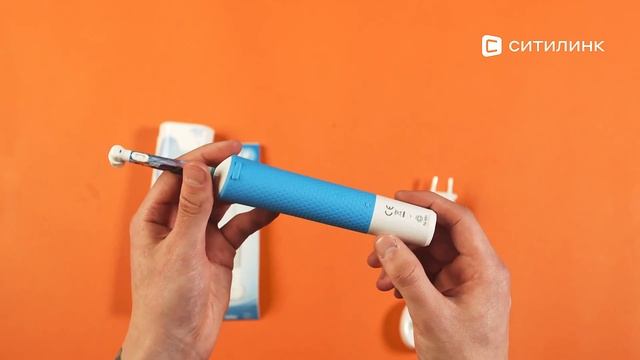 Обзор электрической зубной щетки Oral-B Frozen D100.413.2KX | Ситилинк смотреть онлайн