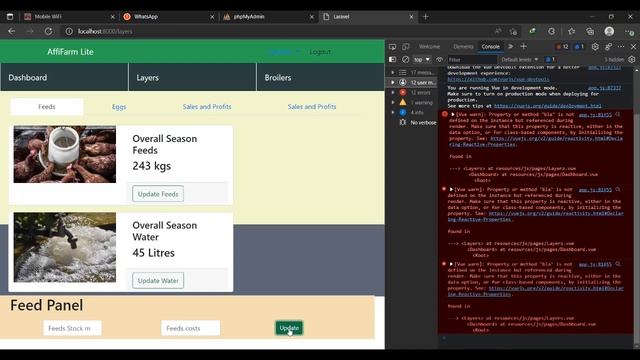 29_Laravel 9 Vue Js_Mini Poultry Farm System Project_Create Input fields and Update Data смотреть онлайн