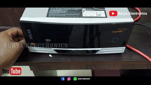 V-Guard Smart Pro 1200 S Solar Inverter With Wi-Fi & Bluetooth Connectivity | Review & Unboxing