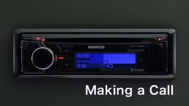 Kenwood KDC-BT52U Making Call смотреть онлайн