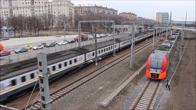 свая от РЖД для метро. Обзор и вид из кабины смотреть онлайн