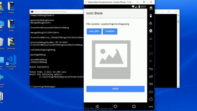 Ionic Tutorial - Chapter -19 ( Camera / Crop / Image Picker / Gallery) смотреть онлайн