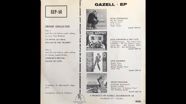 Ernie Englund - Dance Of Love (1962) смотреть онлайн