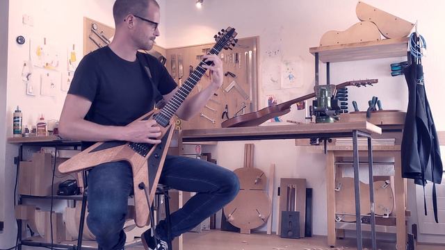 V volante by Eric Stiegler - Luthier guitares - смотреть онлайн