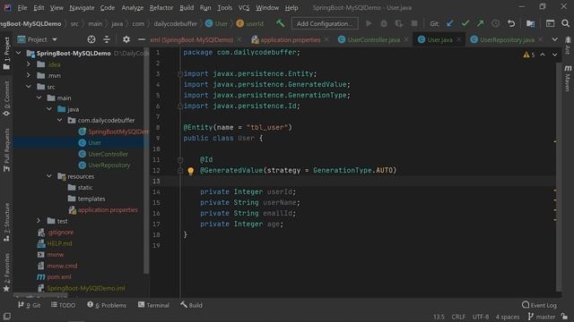 MySQL Integration with Spring Boot Application | Daily Code Buffer смотреть онлайн