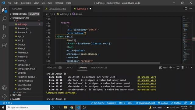 stack overflow clone part #22 | using react JS and redux | Admin page upload delete add part смотреть онлайн