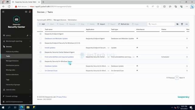 How to Install Kaspersky Network Agent and Endpoint Security Remotely Via Web Console - Step by Ste смотреть онлайн