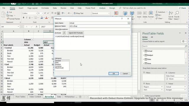 Video 2: Power Pivot - Create measure inside data model and use it in a Pivot Table смотреть онлайн