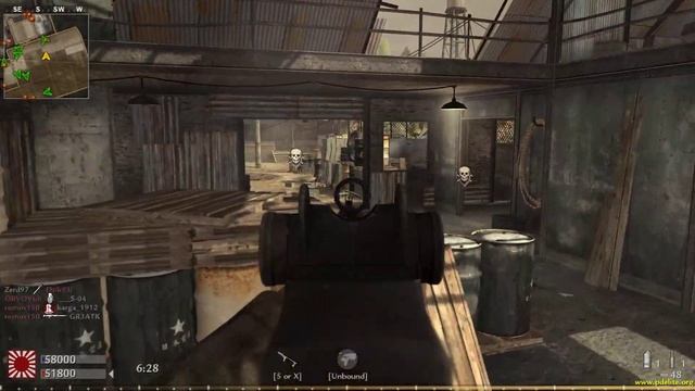 Call of Duty World at War multiplayer gameplay [PC] смотреть онлайн