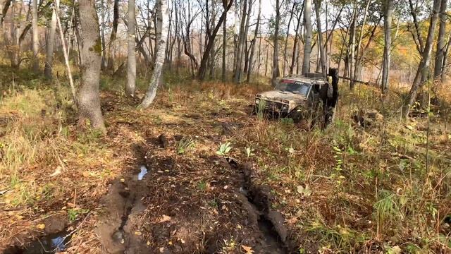 Офф-роуд, нива4х4 , дизель 1,5 езда по бездорожью, тайга смотреть онлайн