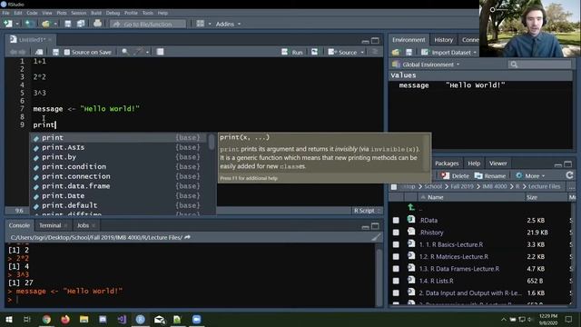 R Series Part 1: An Introduction to R and RStudio смотреть онлайн