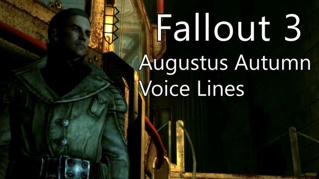 Fallout 3 - Colonel Autumn Voice Lines смотреть онлайн