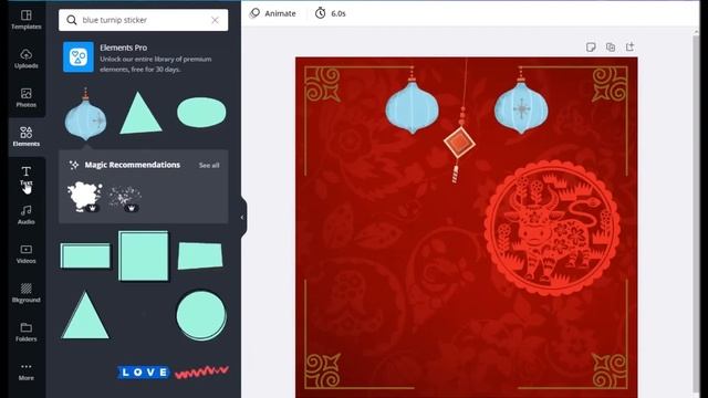HOW TO MAKE A CHINESE NEW YEAR GREETING CARD IN CANVA смотреть онлайн