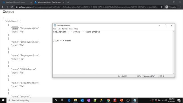 77. How to read JSON output of one Activity in to another Activity in Azure Data Factory смотреть онлайн