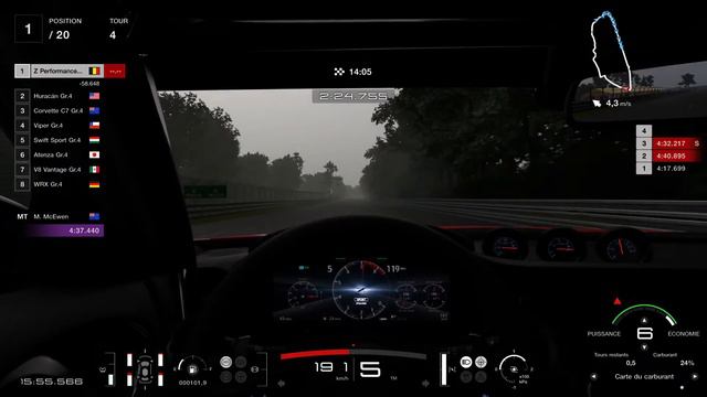 Gran Turismo 7 - LeMans 30min num91 : Nissan Z Performance '23 ~ 700pp. PS5 смотреть онлайн