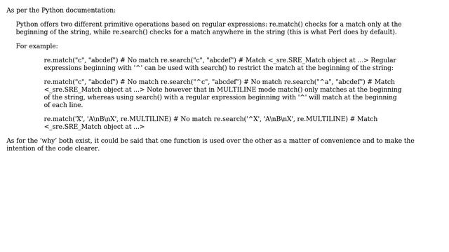 Software Engineering: Why does Python have both "match" and "search"? (2 Solutions!!) смотреть онлайн