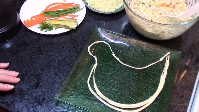 Салат Оливье Новогодний Петушок. Самый вкусный рецепт салата оливье . Новогодний Салат ОЛИВЬЕ. смотреть онлайн