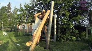 КАЧЕЛИ ИЗ ДЕРЕВА СВОИМИ РУКАМИ / SWING MADE OF WOOD WITH YOUR OWN HANDS